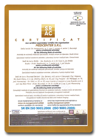SRAC_Management al Calității conform ISO 9001:2008